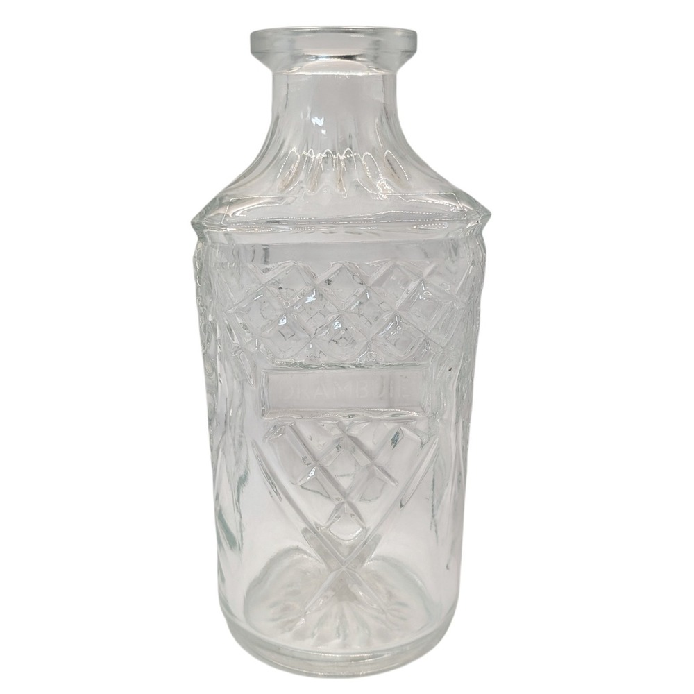 Vintage Drambuie Decanter Bottle Lead Crystal Prince Charles Edwards Liqueur